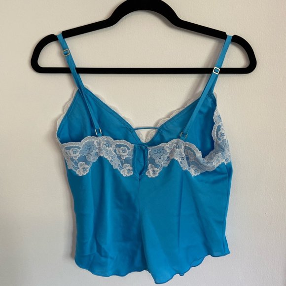 Free People Wish I May Blue Lace Cami Small - Picture 5 of 5